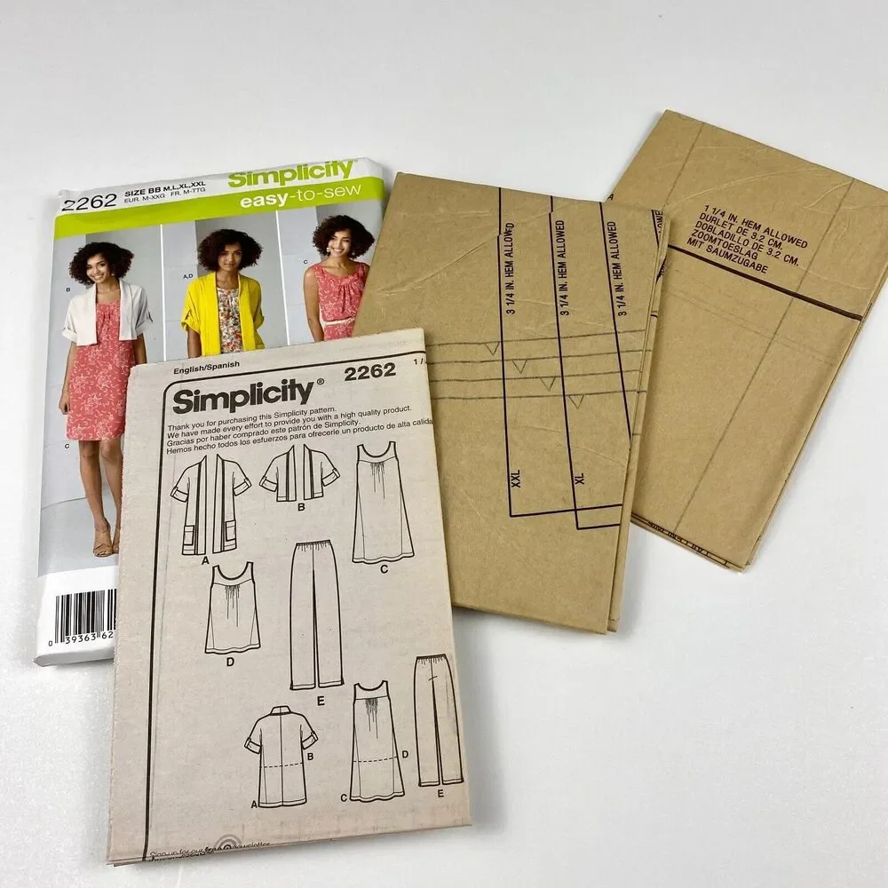 Simplicity 2262 sewing